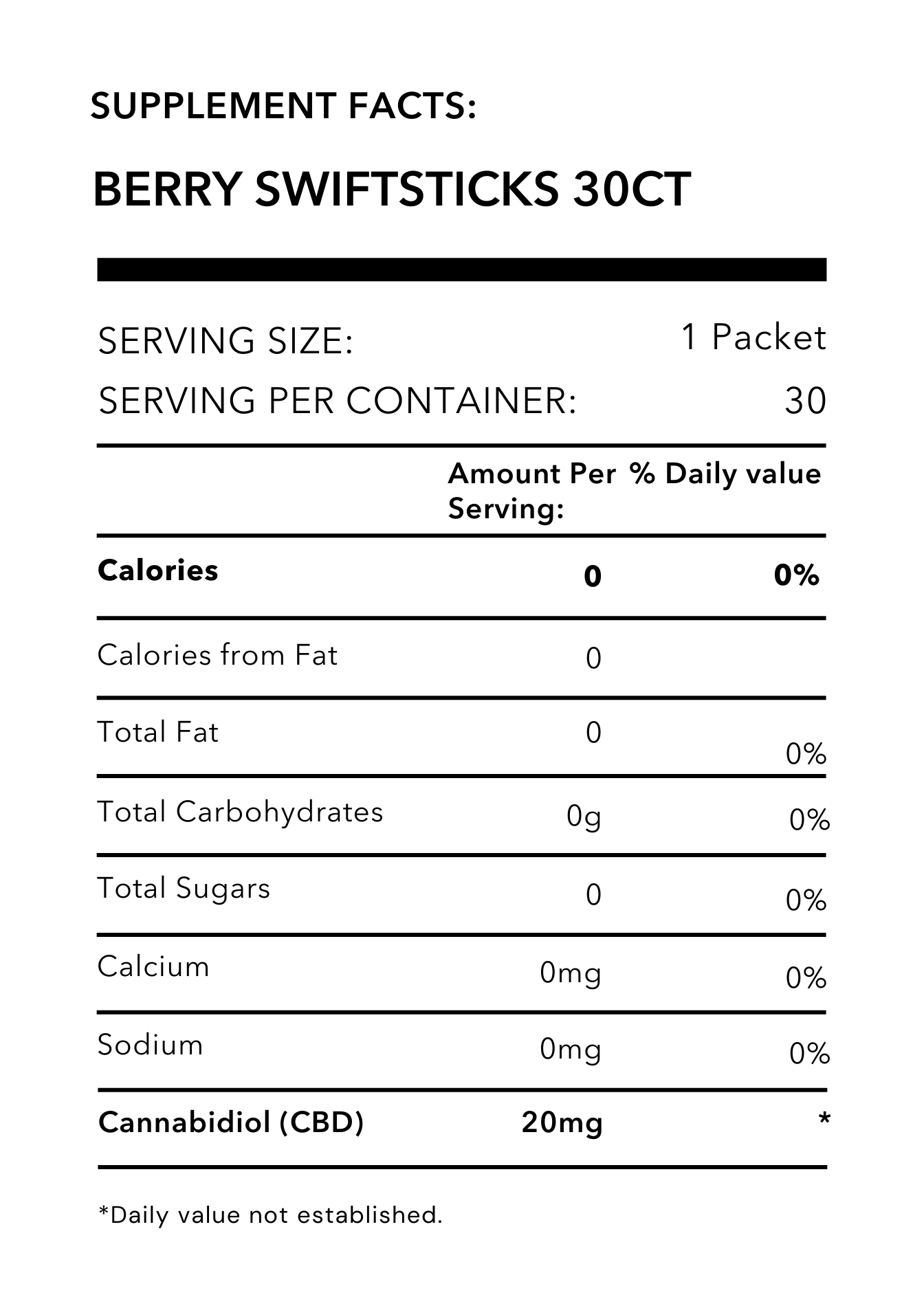 Berry Swiftsticks 30ct Wholesale - NextEvo Naturals