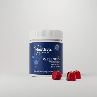 Premium Pure CBD Gummies Berry 180 ct - NextEvo Naturals