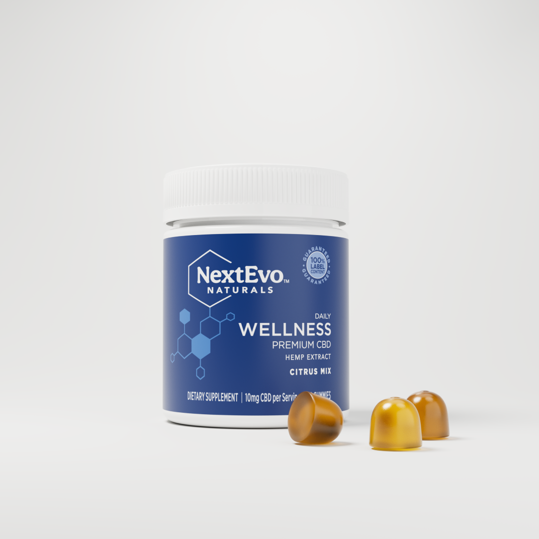 Daily Wellness Premium CBD Gummies 10mg 30ct Citrus Mix Wholesale - NextEvo Naturals