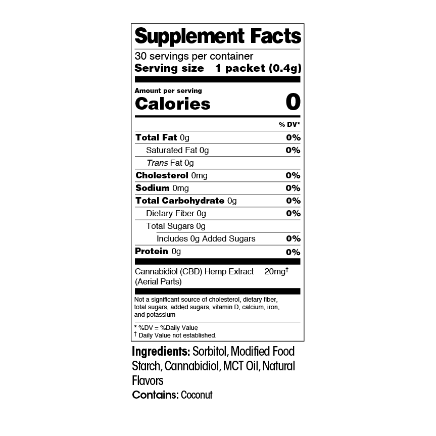 Flavorless CBD Dissolvable Powder 180ct - NextEvo Naturals 4x Faster Absorption | Best CBD